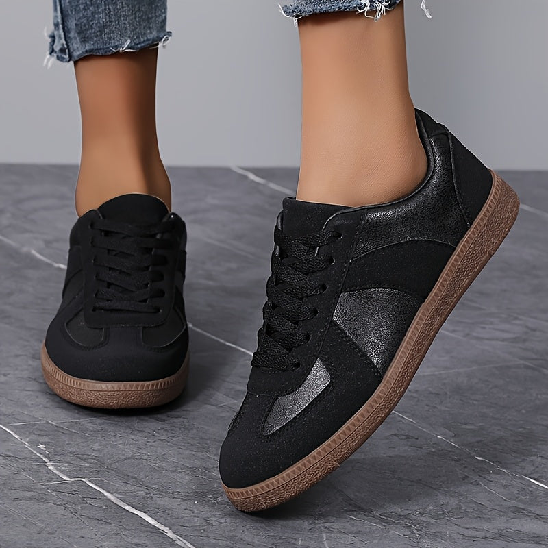 Women'S Casual Glitter Sneakers - Low Top Breathable Fabric Shoes