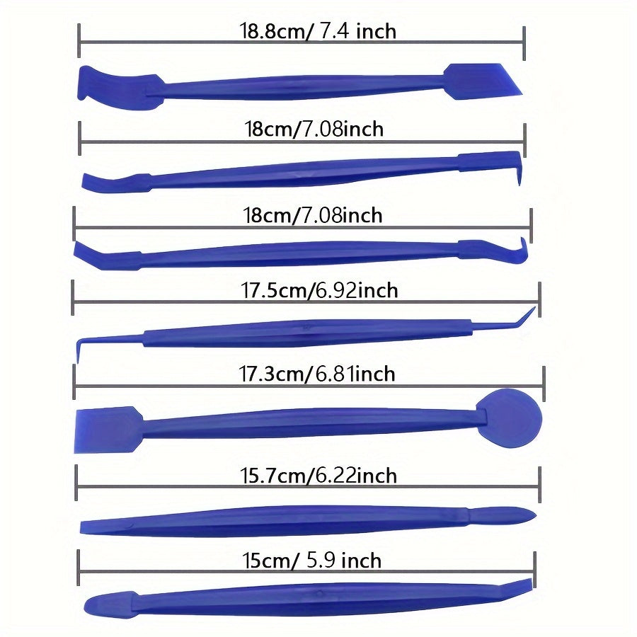 Car Wrapping Vinyl Tool Kit - 19 Pieces, Window Film Tinting Squeegee and Edge Trimming