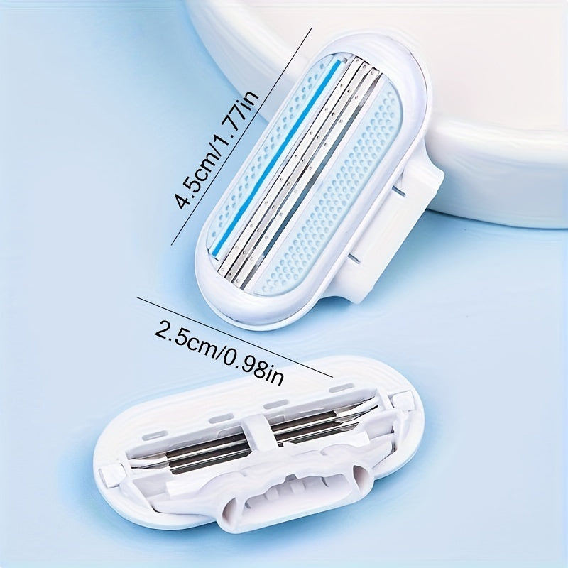 Women's Safety Razor Replaceable 3-Layer Stainless Steel Bikini Hair Removal
