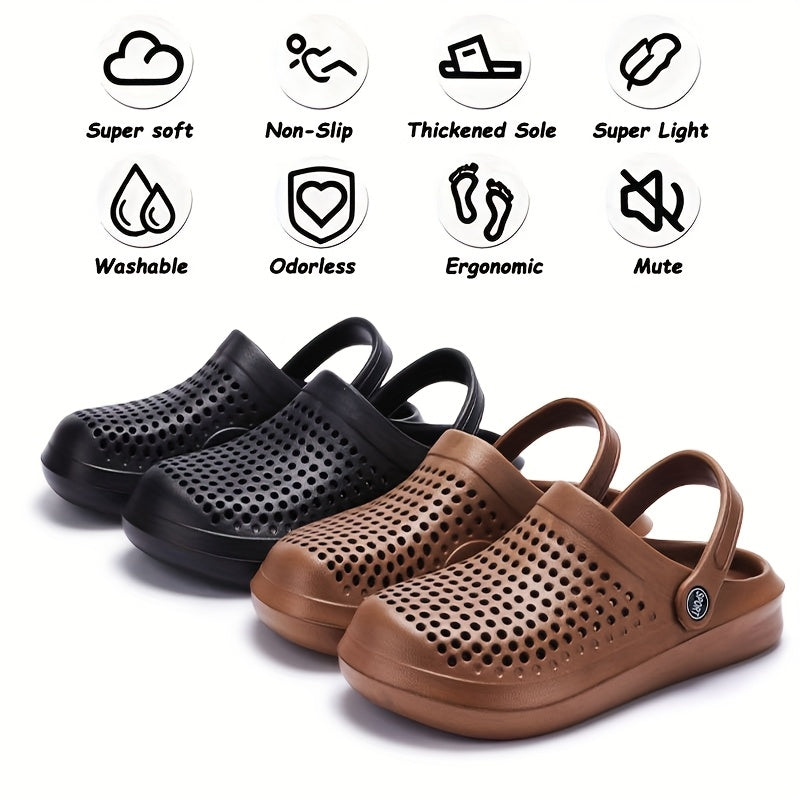 Women's EVA Slip-On Sandals Lightweight Non-Slip Cushioned Beach Shoes