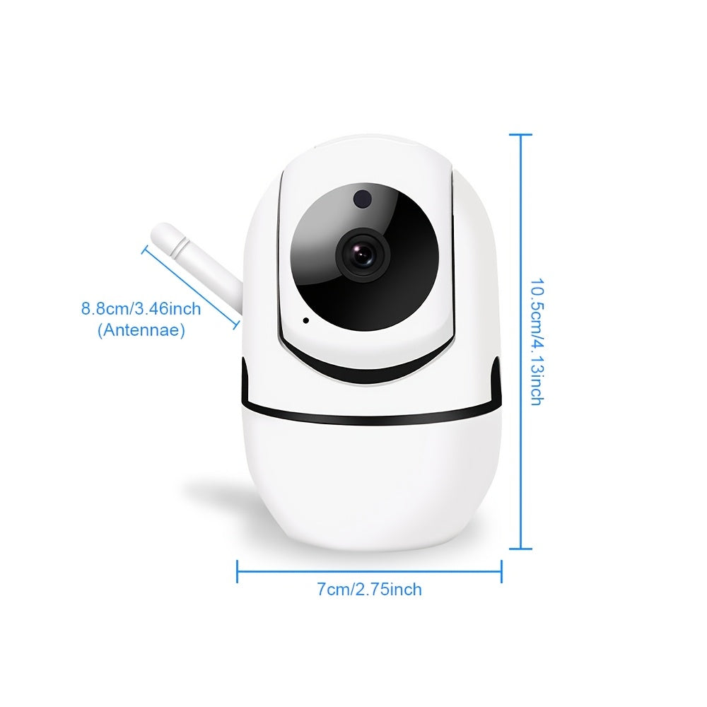1080P HD Indoor Outdoor Security Camera with PTZ Night Vision Motion Detection Two-Way Audio Wi-Fi Smartphone Compatible