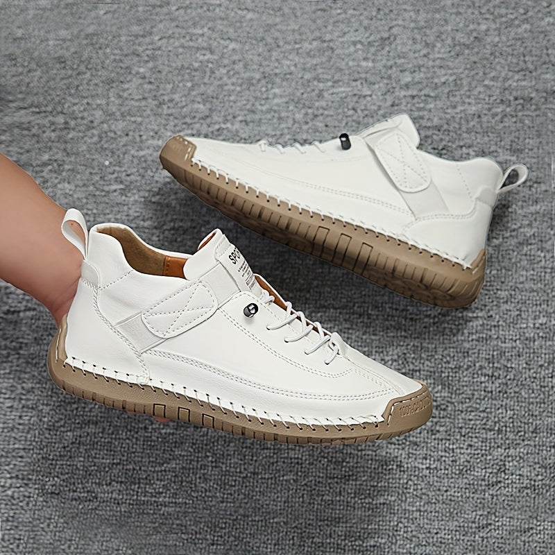 Women's Retro Casual Sneakers Non-Slip Rubber Sole All-Season Lace-Up Shoes