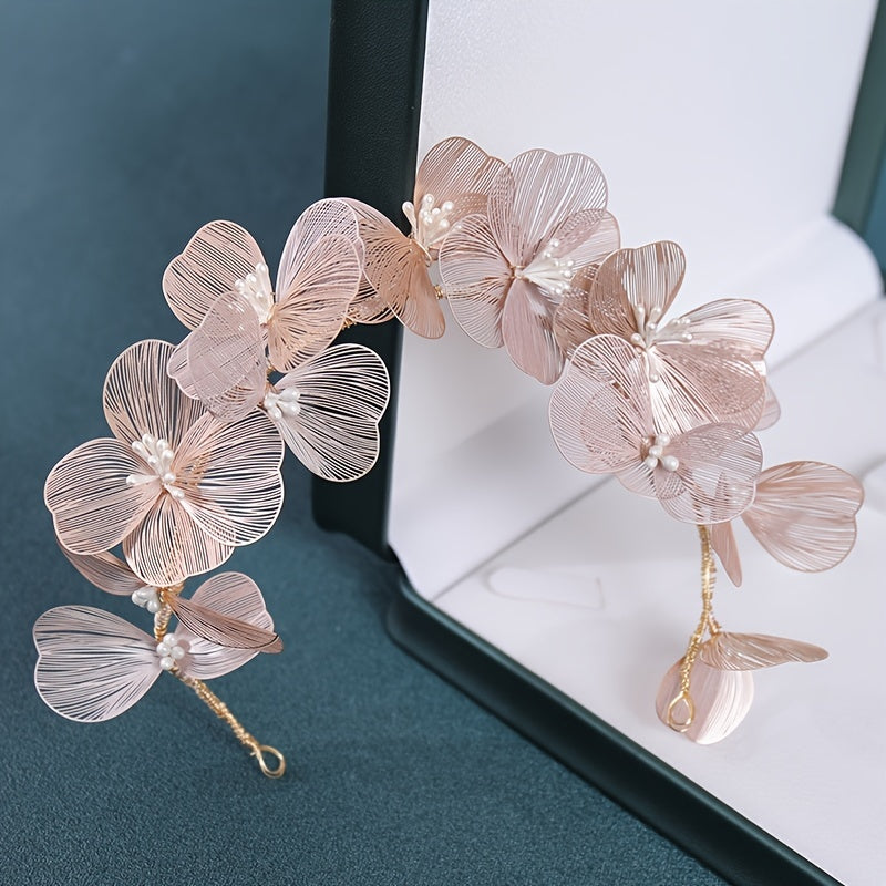 Handmade Lace Flower Headdress for Wedding Bridal Hair Accessories