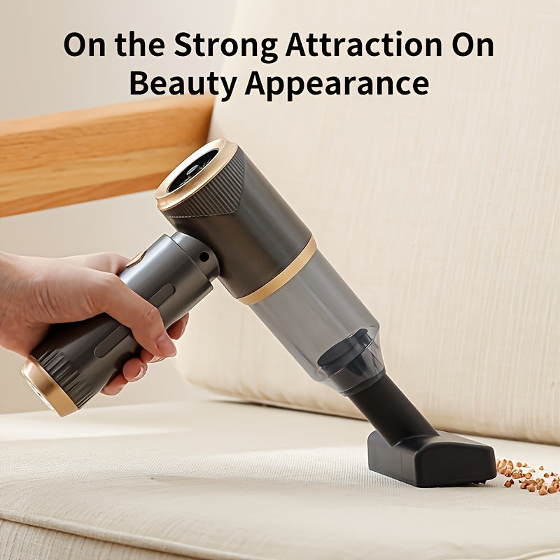 Handheld Vacuum Cleaner with USB Charging Strong Suction 200W Quiet Pet Hair Cleaning