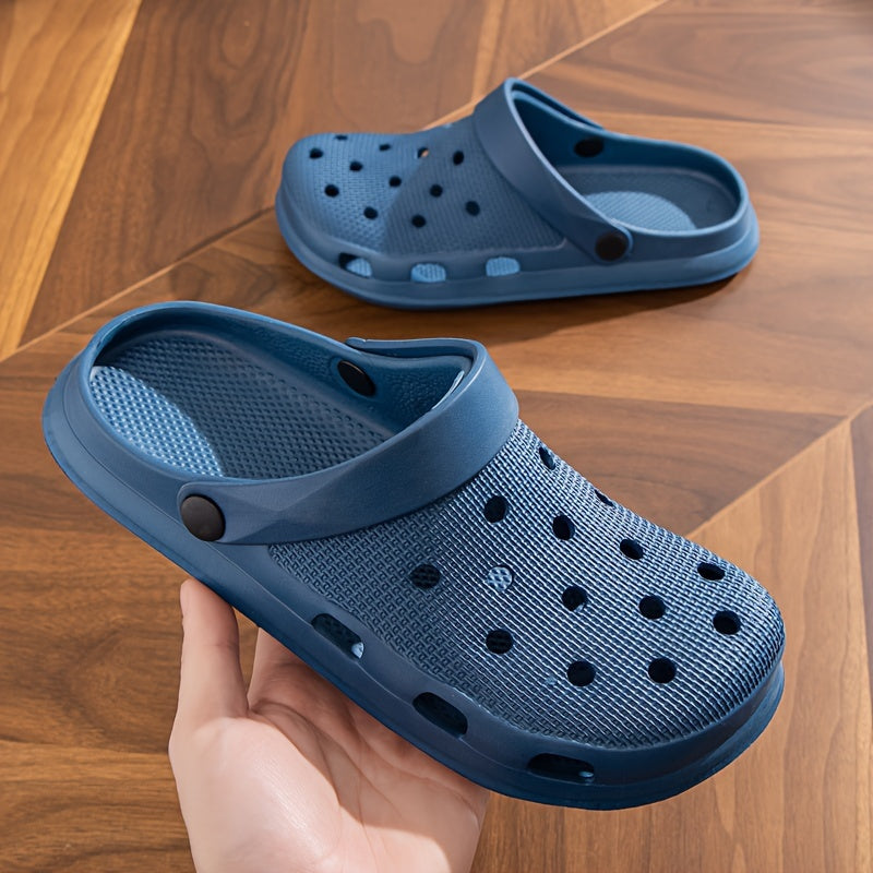 Women's Solid Color Clogs Casual Garden Slip-On Shoes