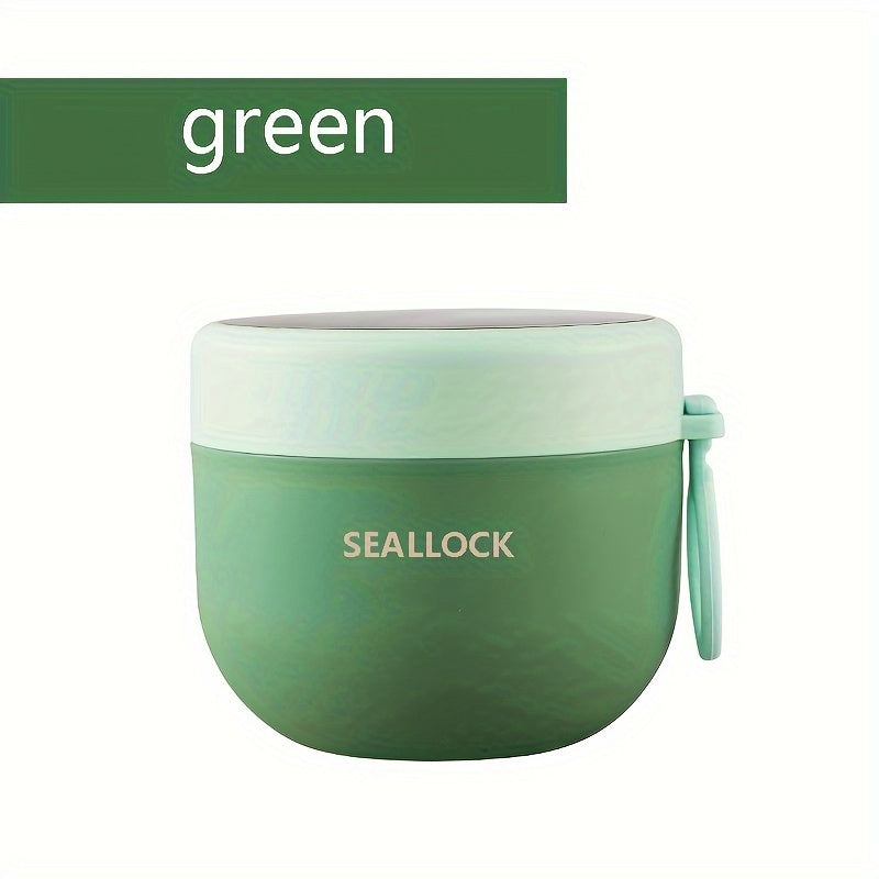 20oz Leak-Proof Plastic Oatmeal and Yogurt Storage Containers with Lids and Spoon