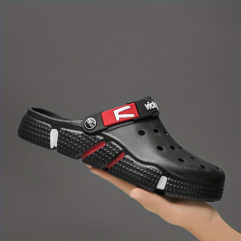 Unisex Hollow Design Clogs Breathable Summer Beach Slide Shoes