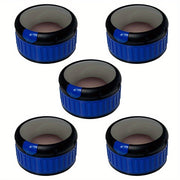 5 dona yuqori haroratga chidamli nylon pech kalitlari 58mm qora ko‘k oshxona pechlari, gril va pechlar uchun