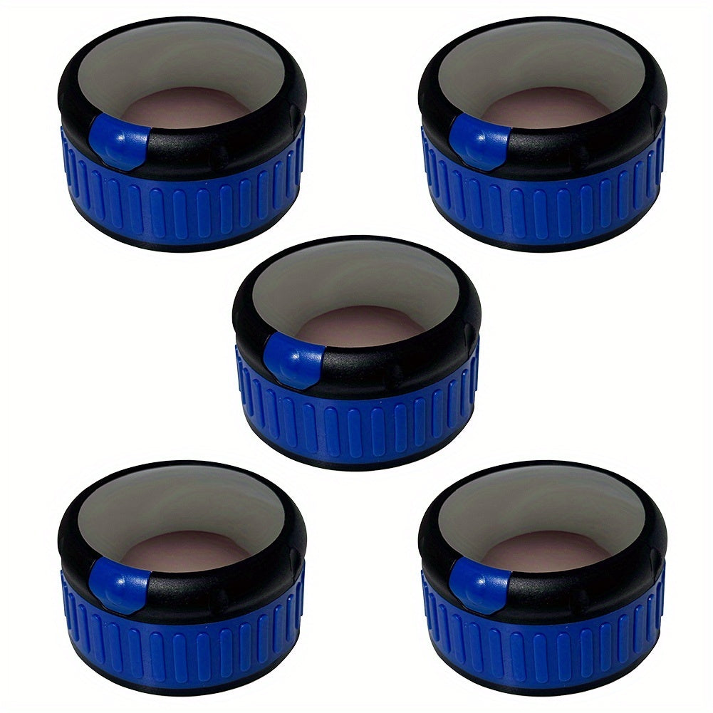 5 dona yuqori haroratga chidamli nylon pech kalitlari 58mm qora ko‘k oshxona pechlari, gril va pechlar uchun