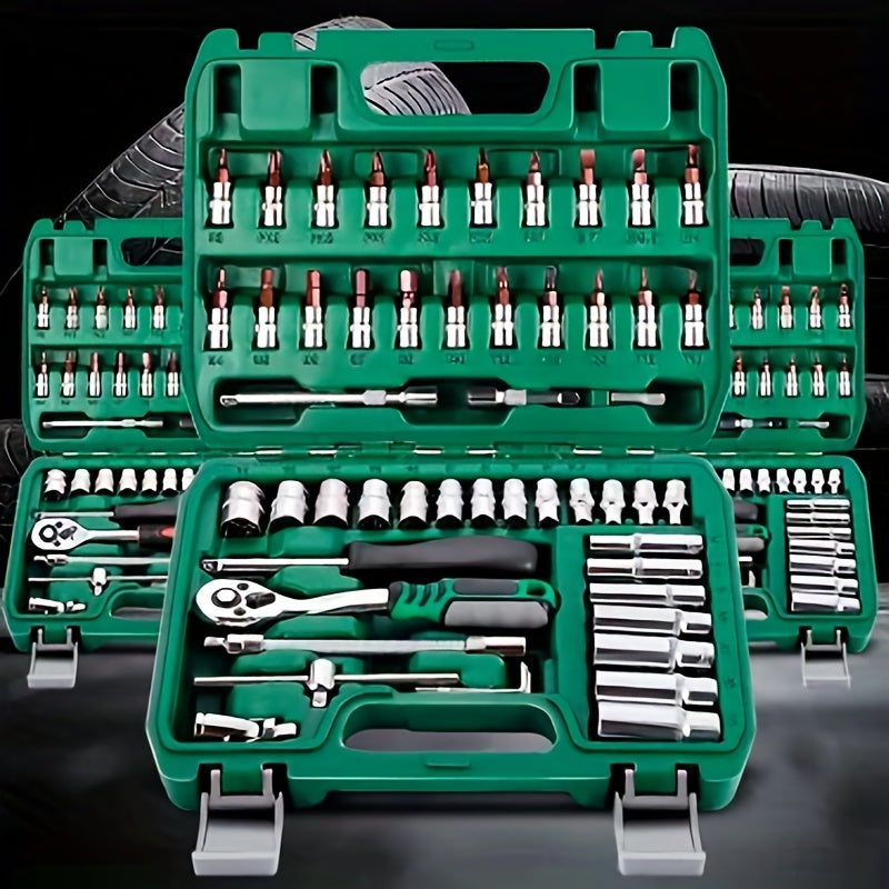 Auto Repair Tool Set 53pcs Hand Tools Kit for Car Maintenance and Machine Repair
