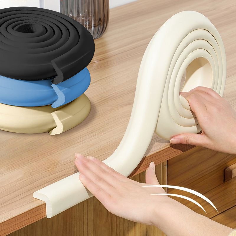 Silicone Corner Protector 200cm Self-Adhesive Childproof Bumper for Furniture