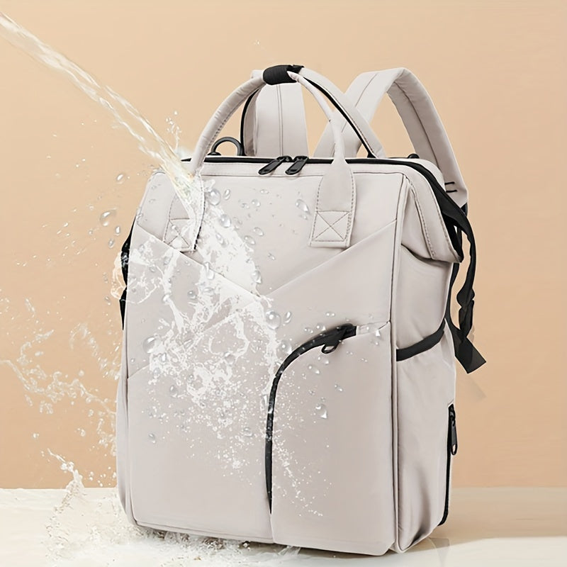 Diaper Bag for Moms Water-Resistant Stroller Attachment Large Capacity Stylish Backpack