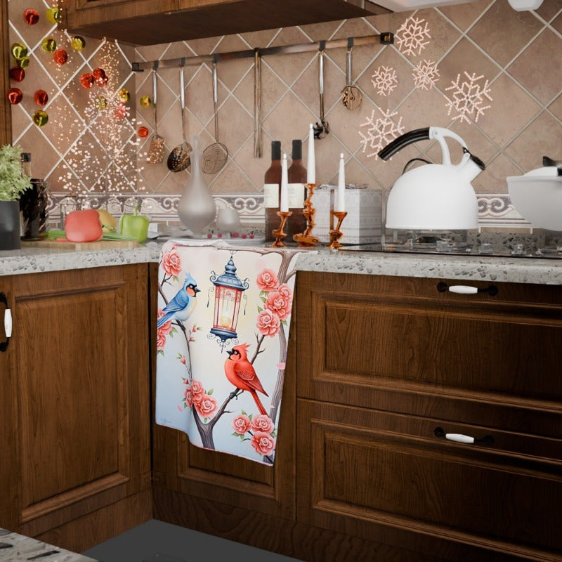 Soft Luxurious Christmas Towel 18x66cm Winter Holiday Decor