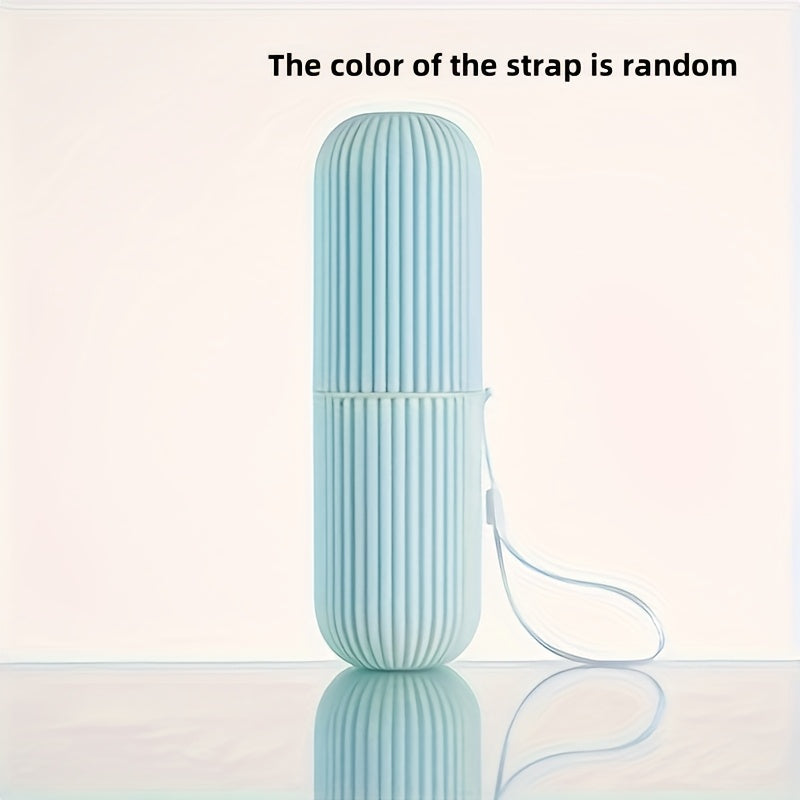 Sayohat uchun tish cho'tkasi qoplami va stakan, gipoallergik, portativ, aromatsiz