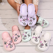 Women's EVA Beach Clogs Slip-On Sandals with Ventilation Holes and Cushioned Comfort