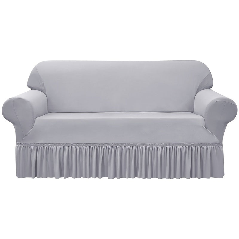 Waterproof Sofa Slipcover with Skirt All Seasons Furniture Protection for Home Office