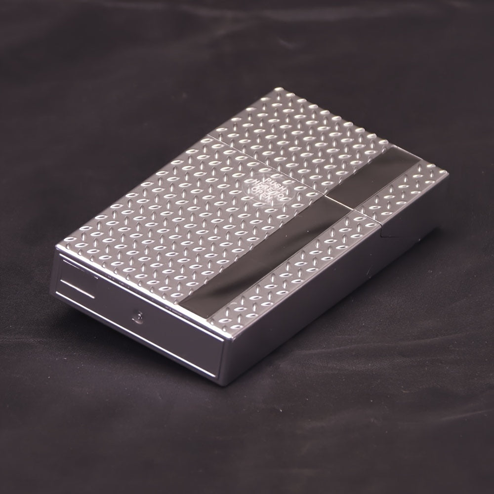 Multi-Color Embossed Mirror Sheet Press-On Slim 20-Pack Plastic Box