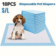 10pcs Leak-Proof Pet Pee Pads for Dogs Cats Small Animals Non-Woven Fabric Cotton Pulp