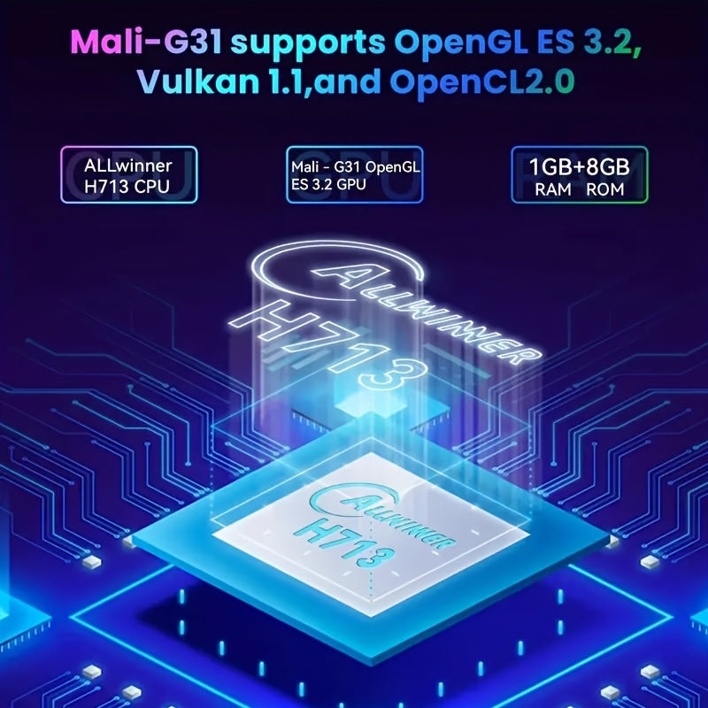 Mini 4K Portable Projector with WiFi 6, 720P Support, 180° Adjustments