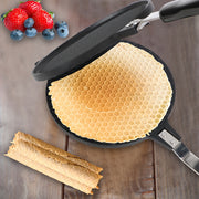 Non-Stick Aluminum Egg Mold Pan for Waffles Pancakes Omelets and Egg Rolls