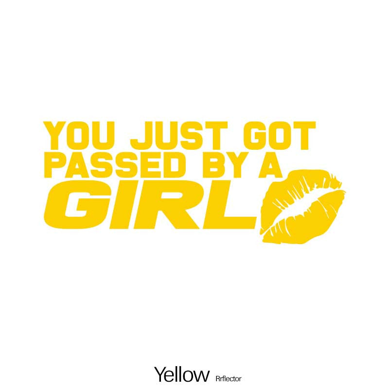 Girl Glitter Red Lip Print Car Sticker Waterproof Vinyl Decal