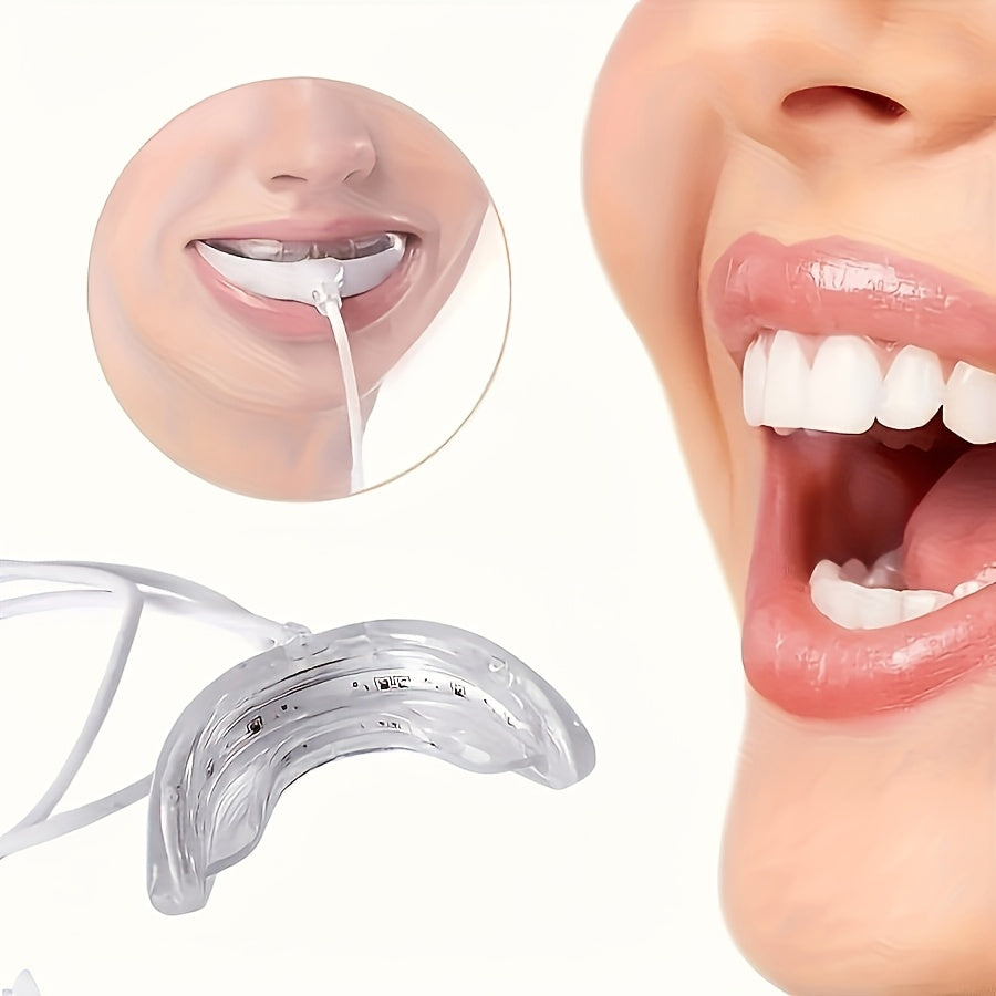 Blue LED Teeth Whitening Device for Home Use Compact Portable Easy to Carry