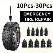 Emergency Tire Repair Kit Synthetic Rubber Plugs with Tool for Cars Bikes Trucks