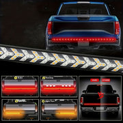 152.4cm LED Arrow Light Strip for Trucks Red and Yellow Turn Signal