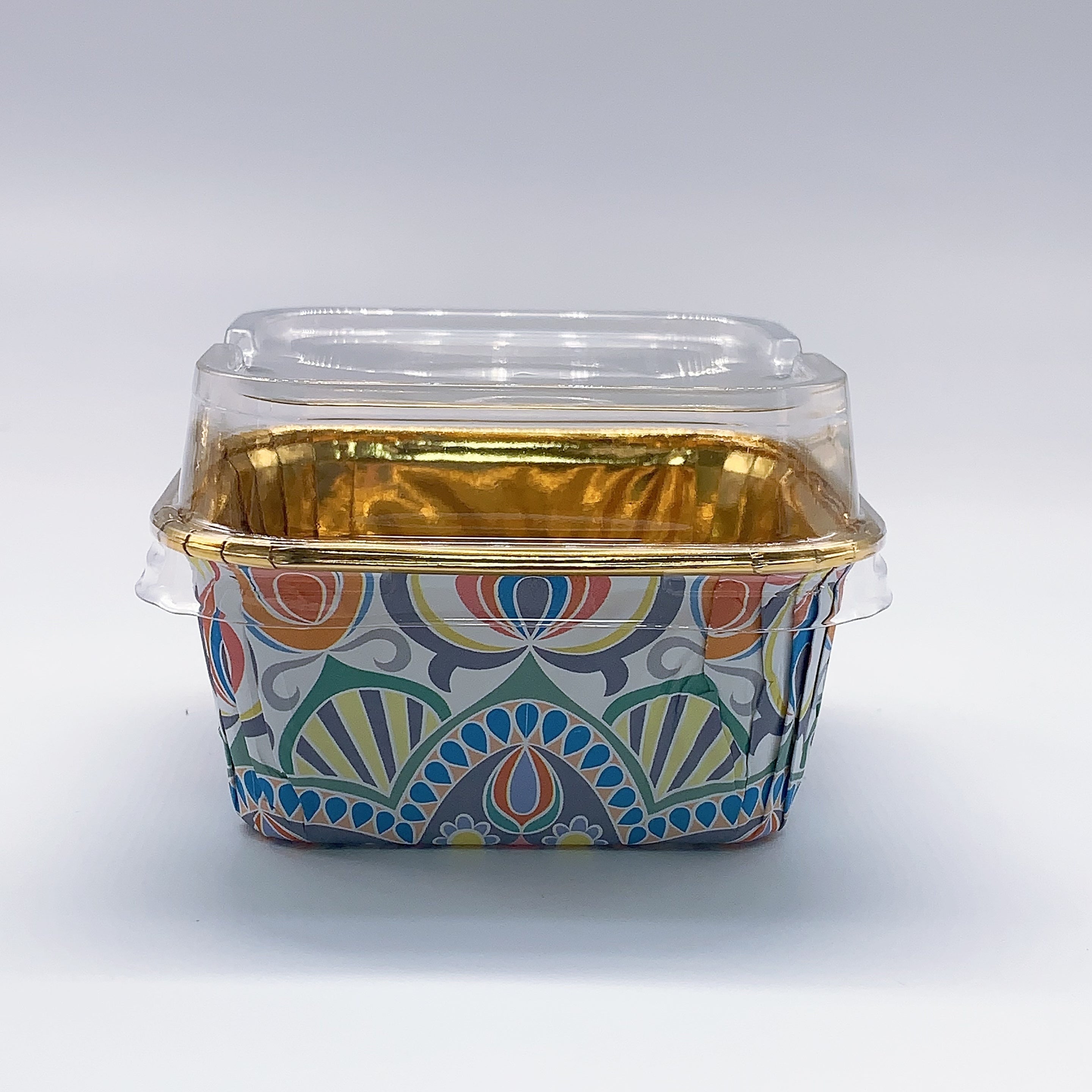 50 ta Boho uslubidagi issiqqa chidamli qog'oz keks uchun shisha, foydalanishga tayyor, yog'ga chidamli tort choynaklari