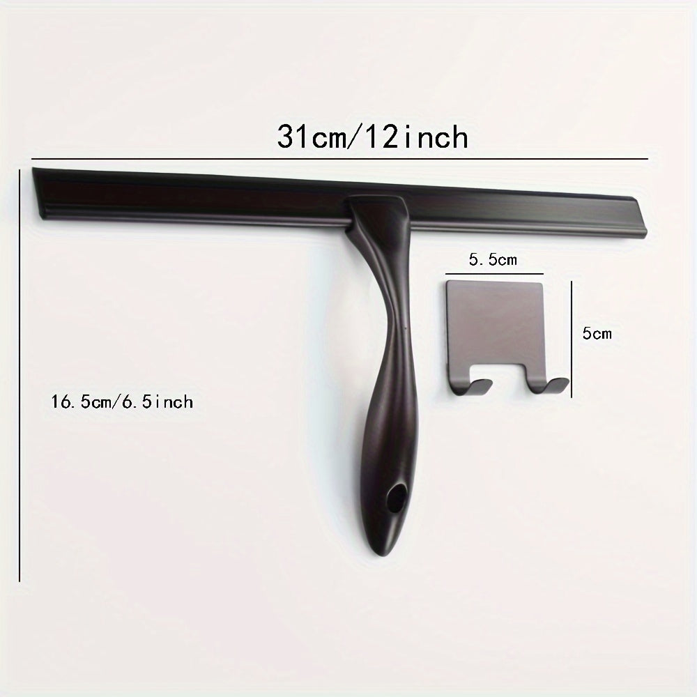 Qo'l bilan ushlanadigan dush squeegee - Dush eshiklari, hammom, derazalar va avtomobil oynalari uchun ideal - Oyna tozalagich, uy tozalash asbobi, suvni olib tashlash skraberi - Tozalash va Rojdestvo ta'minotlari uchun mukammal