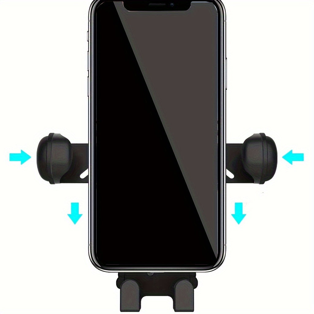Soporte de teléfono para coche universal, ajustable, de ABS, con gravedad y soporte de ventilación