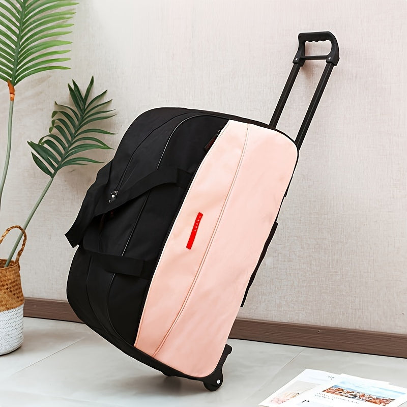 Lightweight Travel Trolley Bag with Large Capacity and Soft Fabric Material