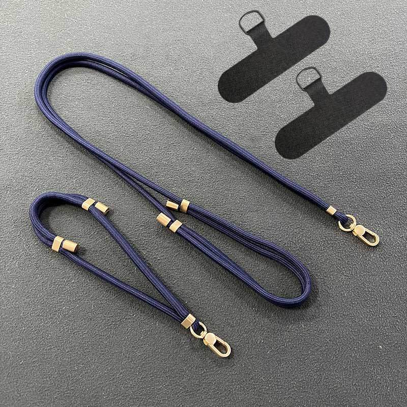 2025 New Year Phone Lanyard and Wrist Strap Set Polyester Anti-Lost Accessories for Valentine's Day and Daily Use