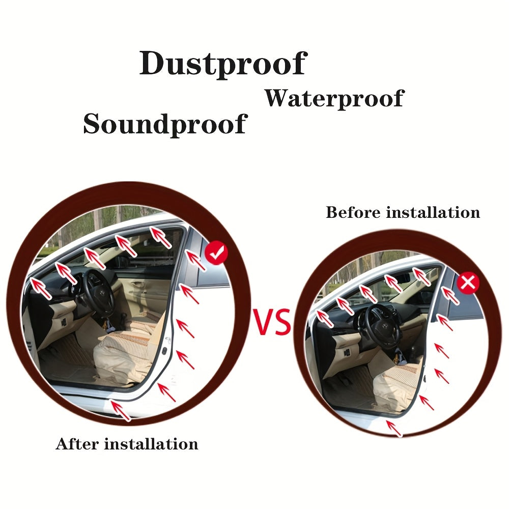 Universal Car Sealing Strip Double-Layer Waterproof Noise Reduction Door Edge Guard