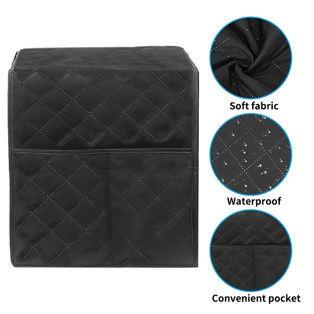 Kitchen Appliance Dust Cover Water-Resistant Washable Protector with Storage Pocket for Coffee Machines