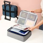 Polyester Document Organizer Bag with Large Capacity for Passports and Business Cards
