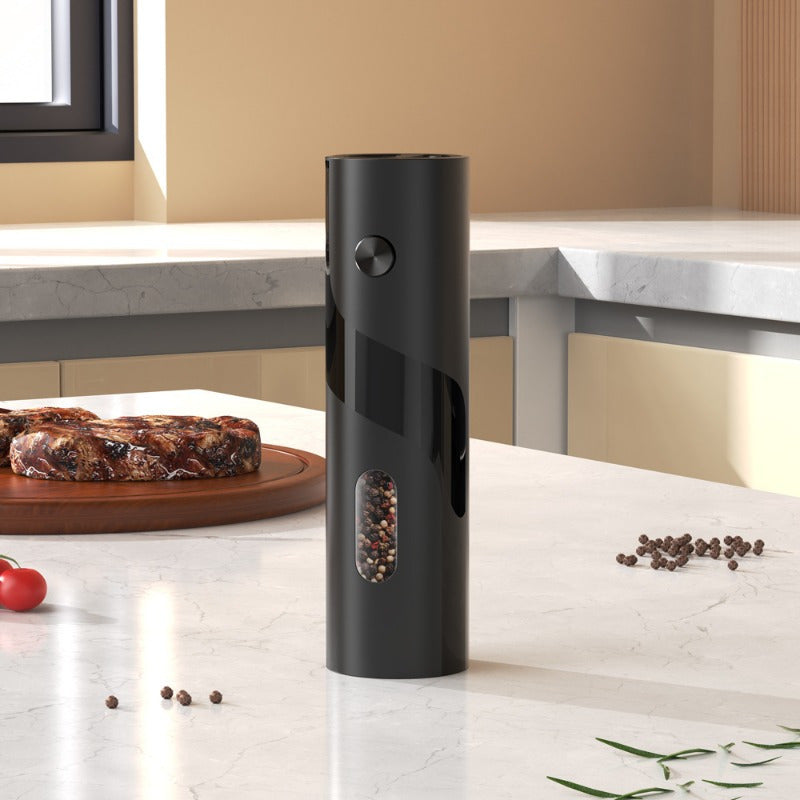 Electric Salt and Pepper Grinder Adjustable Refillable Battery-Operated Automatic Kitchen Gadget