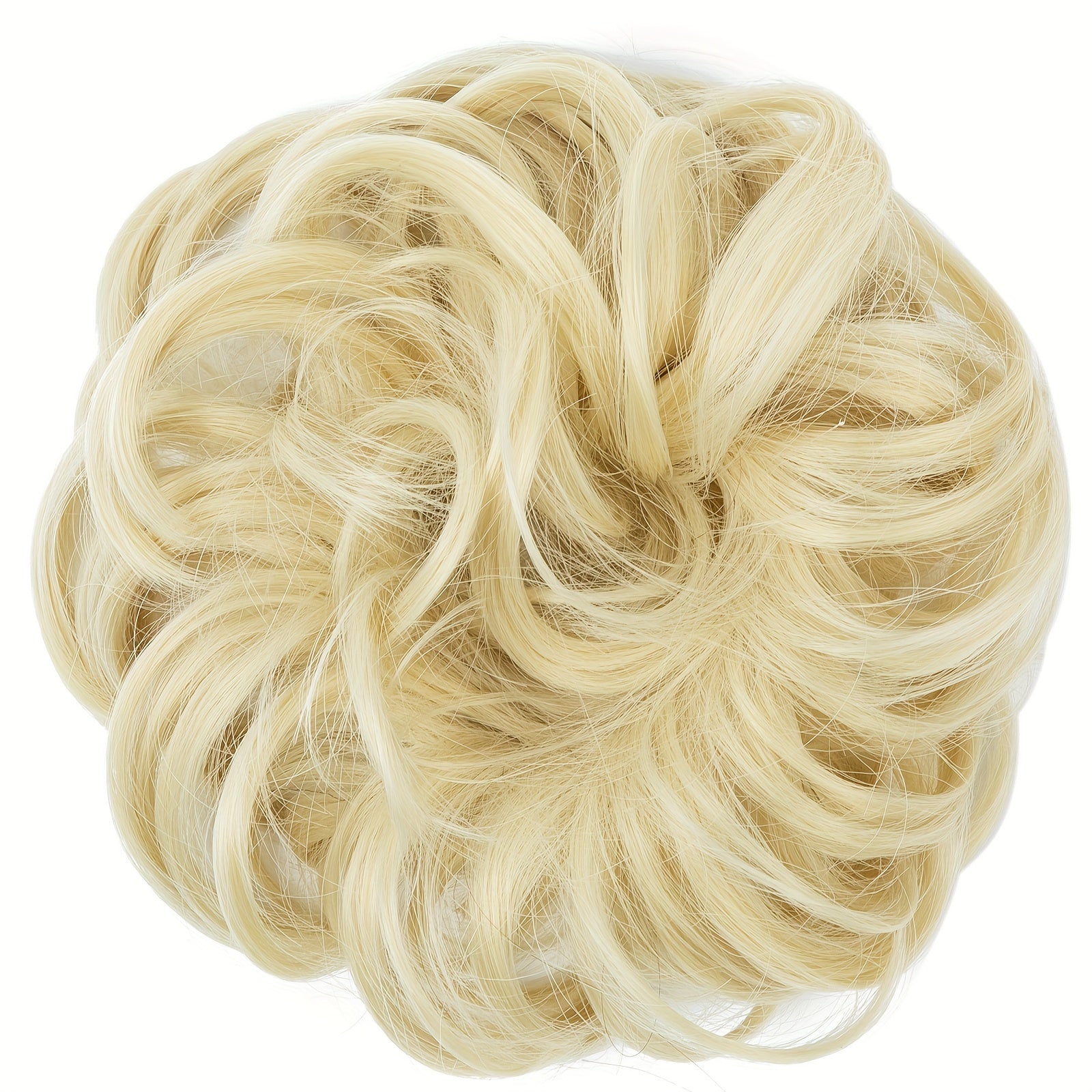 Women's Hair Wig with PET Material, High Gloss, Sewn Connection, 50g