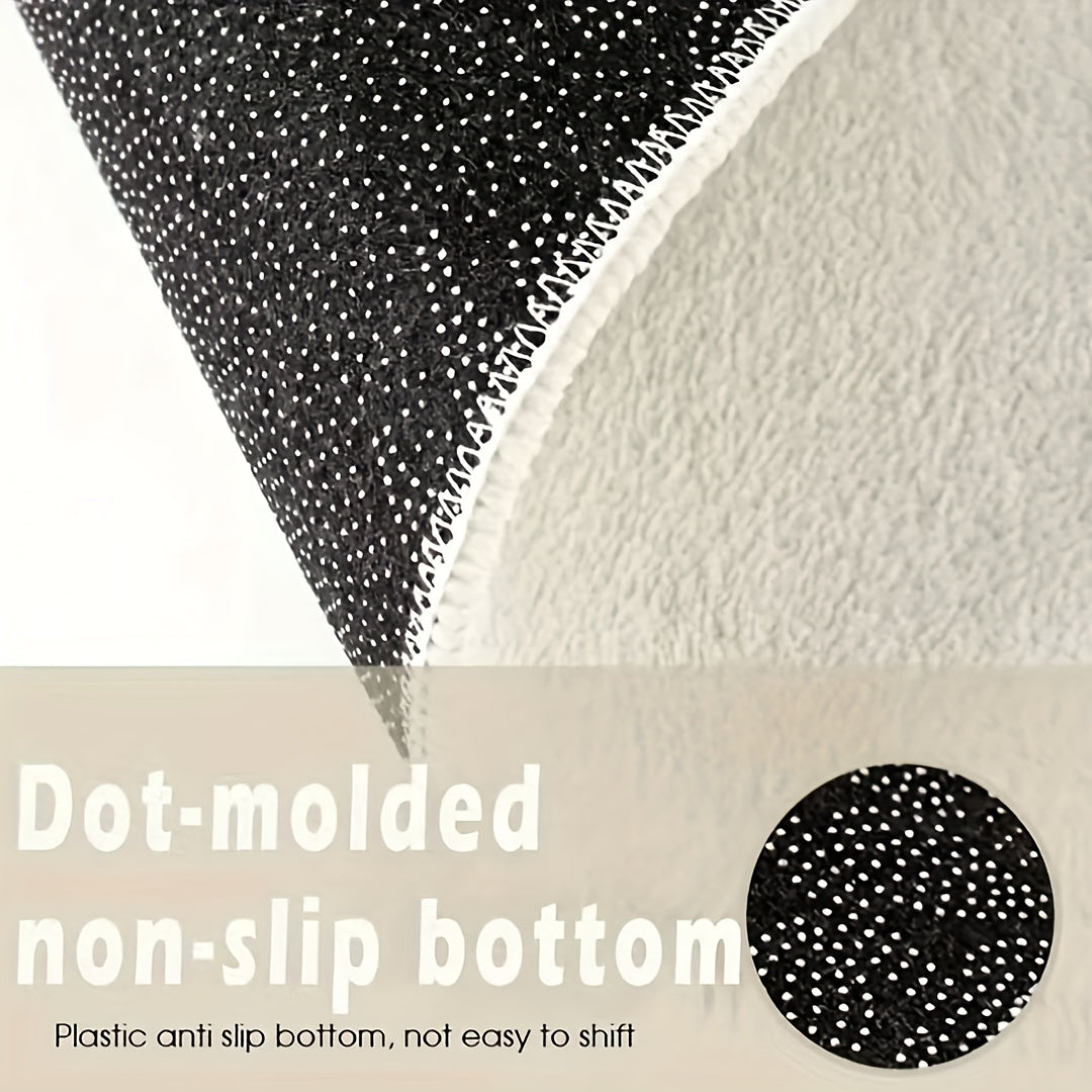 Cartoon-Themed Area Rug for Bedroom Bedside Blanket Non-Slip Floor Mat for Living Room