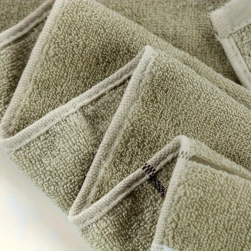 Cotton Hand Towel 476 GSM Knit Fabric 32x74 cm for Face Bathroom Home Outdoor