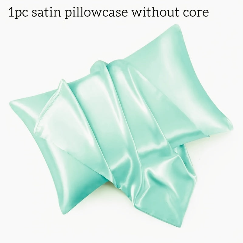 Luxurious Silky Satin Pillowcase for Hair and Skin, Lightweight, Woven Polyester