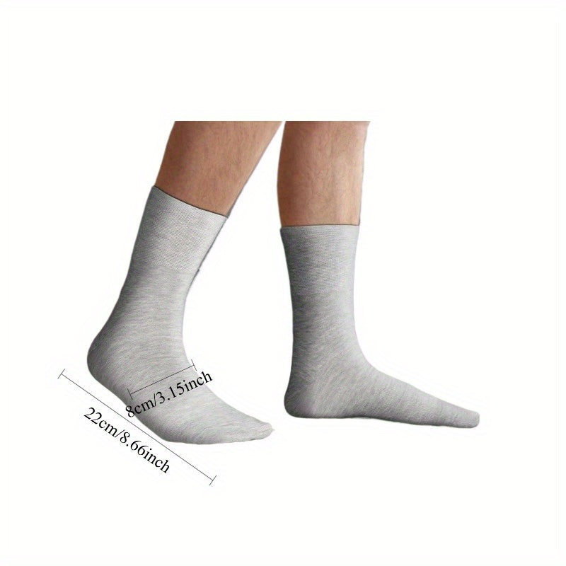 Six Pairs of Diabetic Socks for Men and Women Breathable Non-Binding Cuffs