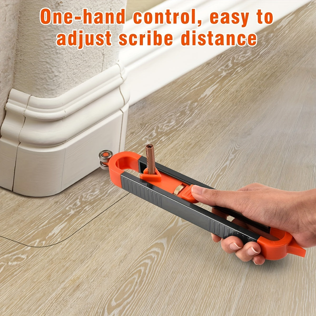 Kontur o'lchovchi Scribe asbobi, Chrome qoplamali, aniq profil nusxalash uchun