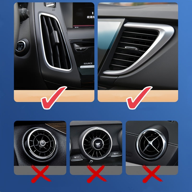 Universal avtomobil ventilatsiya qilish uchun shisha ichimliklar uchun tutqich klipi avtomobil aksessuarlari