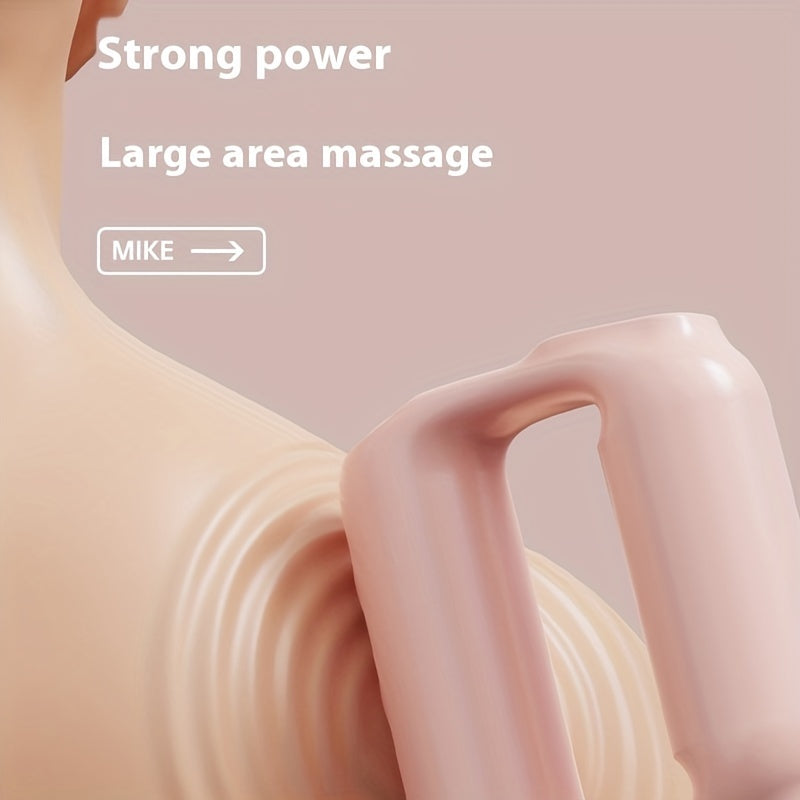 USB Rechargeable Massage Gun for Full Body Muscle Relaxation High-Frequency Vibration Back Neck Tension