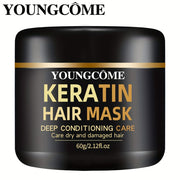 Unisex Hair Mask with Keratin for All Hair Types Moisturizing Cream