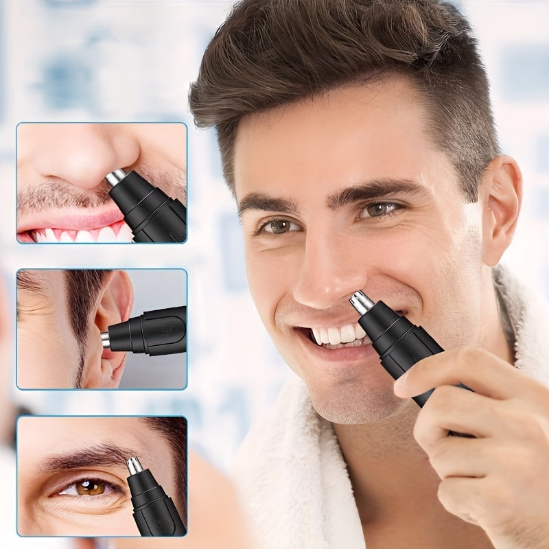 Electric Nose Ear Eyebrow Facial Hair Trimmer for Men Women Battery Powered