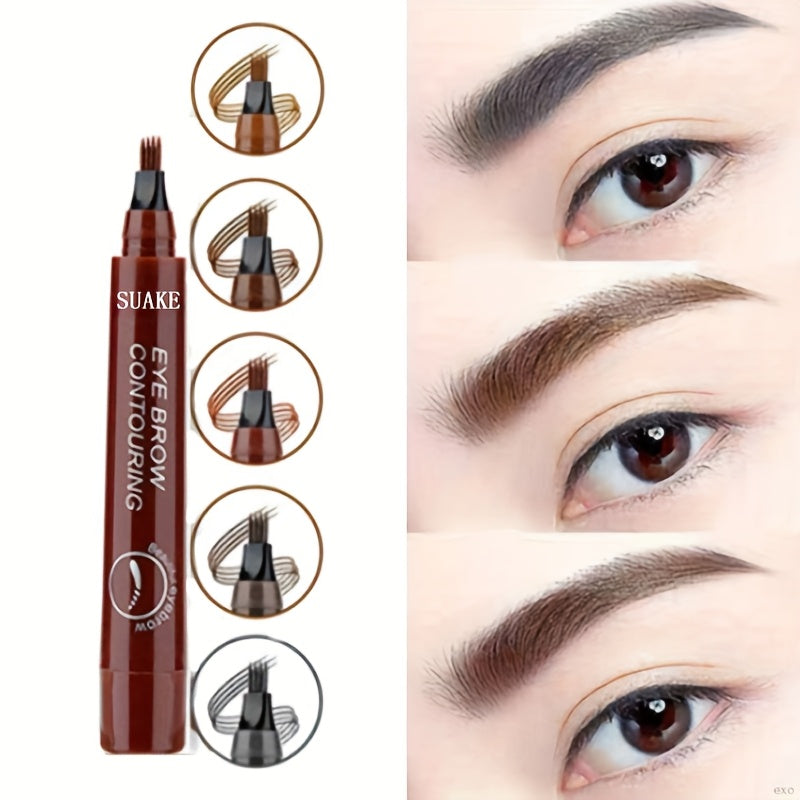 Bolígrafo de cejas a prueba de agua y de larga duración para microblading de mujer con punta fina