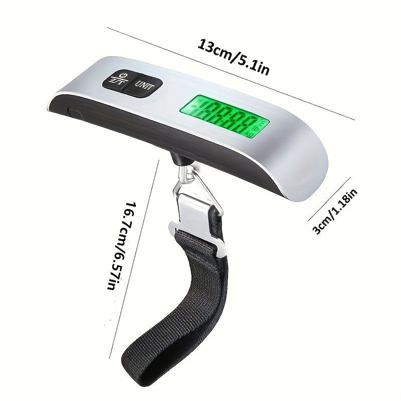 Digital Luggage Scale with Backlight LCD Display 50kg Portable Travel Weighing Tool