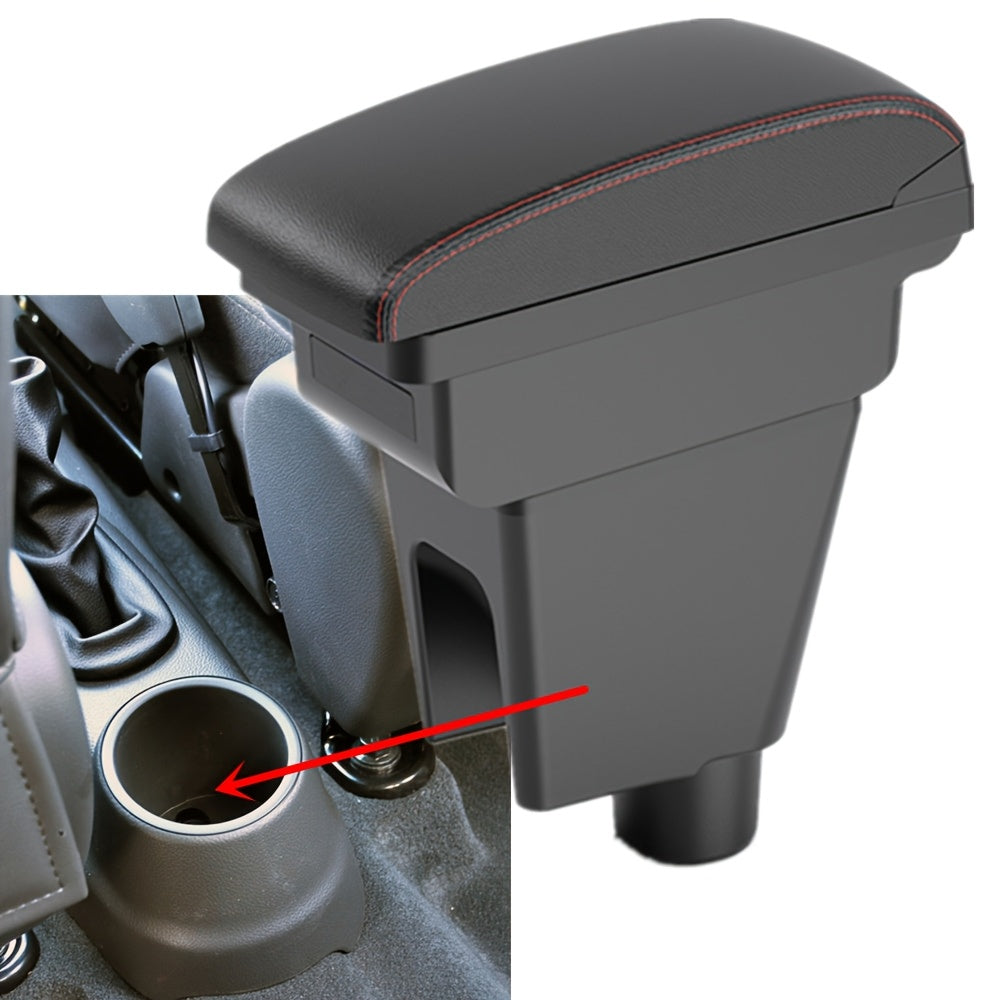 Car Interior Center Console Armrest Box Storage Carrier for Compact Vehicles